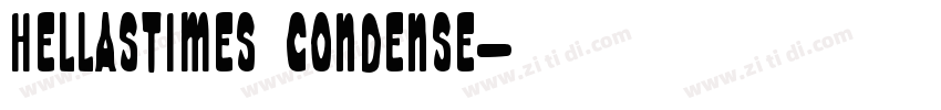 HellasTimes Condense字体转换